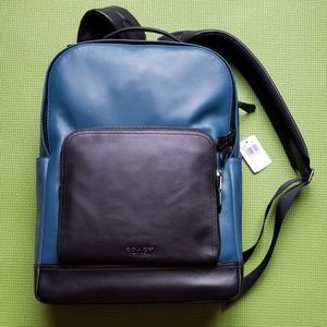 Coach Graham Leather Backpack